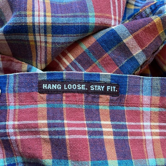 RARE Men’s RAGZ Plaid Shirt Snap Up Front OOAK Vintage VTG Size Large L - Picture 9 of 10